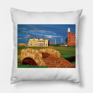 Old course at Saint Andrews 18th hole Pillow