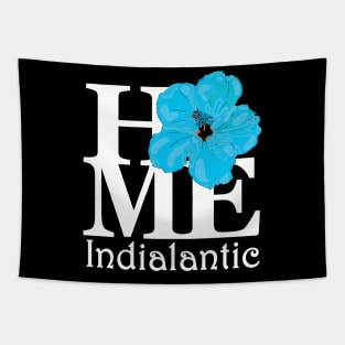 HOME Indialantic Blue Hibiscus Tapestry