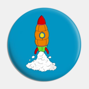 plush rocket Pin