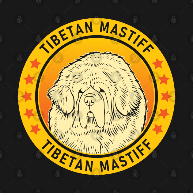 Tibetan Mastiff Dog Portrait by millersye