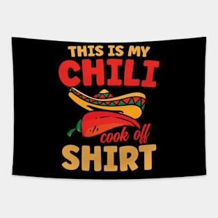 This is My Chili Cook Off Shirt - Chili Tapestry