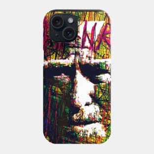 Charles Bukowski as Henry Chinasky Phone Case