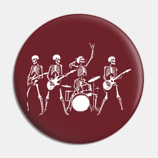 punk rock skeleton band Pin