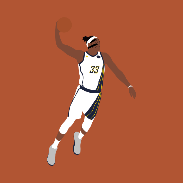 Myles Turner Masked Dunk by xRatTrapTeesx