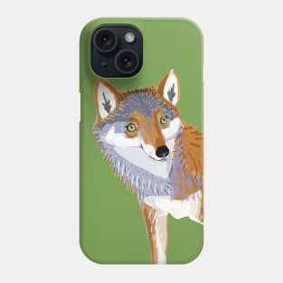 Totem Eastern wolf (lycaon) Phone Case
