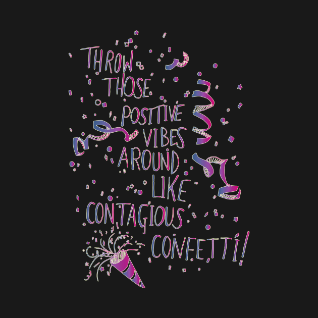 Contagious Confetti by minniemorrisart