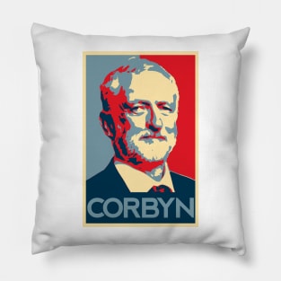 Corbyn 'Hope' Poster Pillow