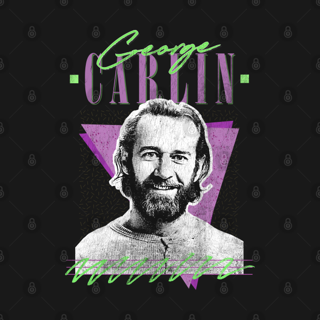 Disover George Carlin // Vintage Style Fan Art Design - George Carlin - T-Shirt