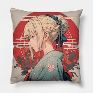 saber kimono Pillow