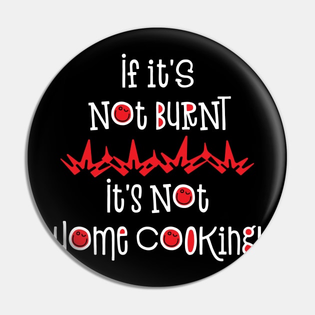 Home Cooking White Text Pin by Barthol Graphics