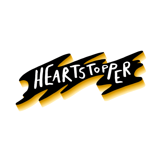 Heartstopper logo - yellow by daddymactinus