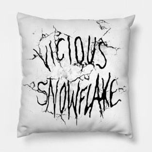 Vicious Snowflake Pillow