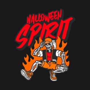 Halloween Spirit Dancing Skeleton T-Shirt