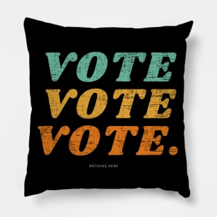 VOTE RETRO ELECTION T-Shirt Pillow