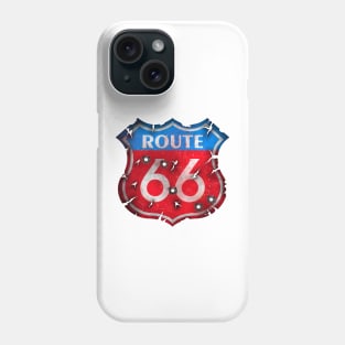 Route 66 - Old sign Phone Case