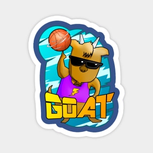 21 Greatest of All Time GOAT Cartoon Design Magnet