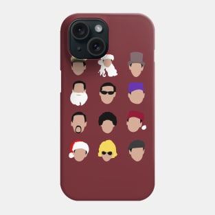 The Many Faces of Michael Scott Phone Case