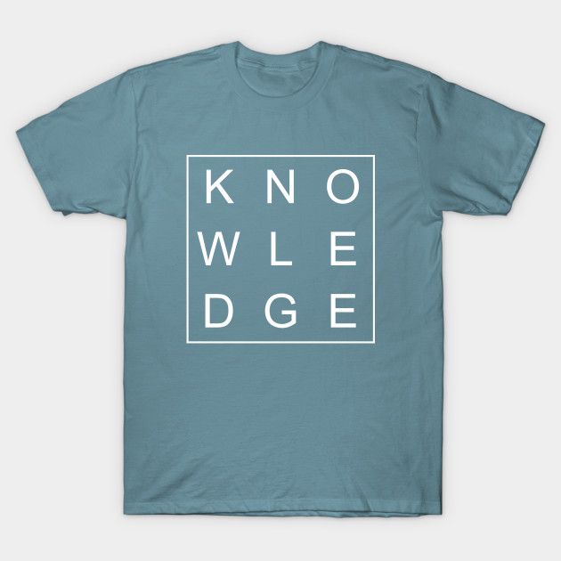 Discover minimalist and simple design knowledge word - Simple Design - T-Shirt