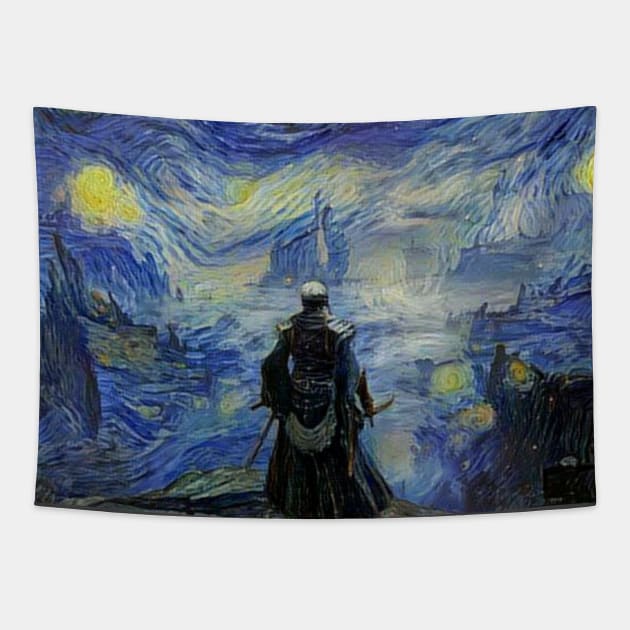 Elden Ring Wallpaper Starry Night Tapestry by Starry Night