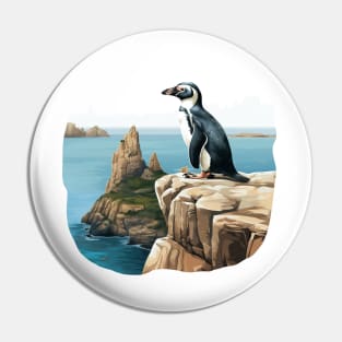 Galapagos Penguin Pin