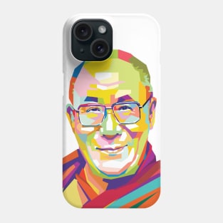 Dalai Lama in Pop Art Phone Case