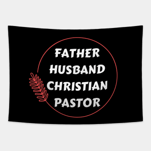 Father Husband Christian Pastor Tapestry