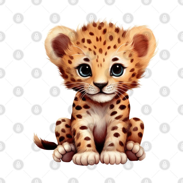 Baby Leopard by Chromatic Fusion Studio