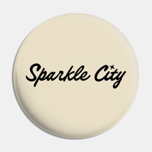 Sparkle City - Midland, Michigan - Design 5 of 5 Pin