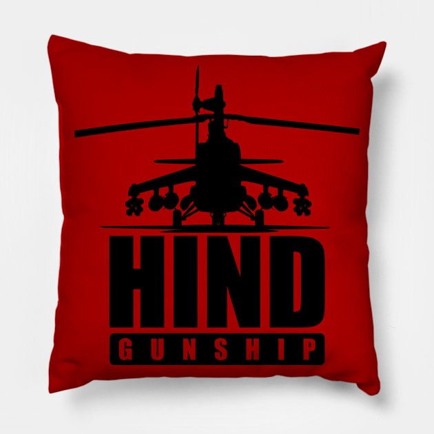 MI-24 Hind Pillow by Firemission45