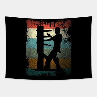 Vintage Wing Chun T Shirt Retro Kung Fu Martial Art Gift Tapestry