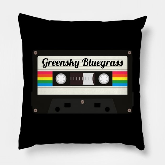 Greensky Bluegrass / Cassette Tape Style Pillow by GengluStore