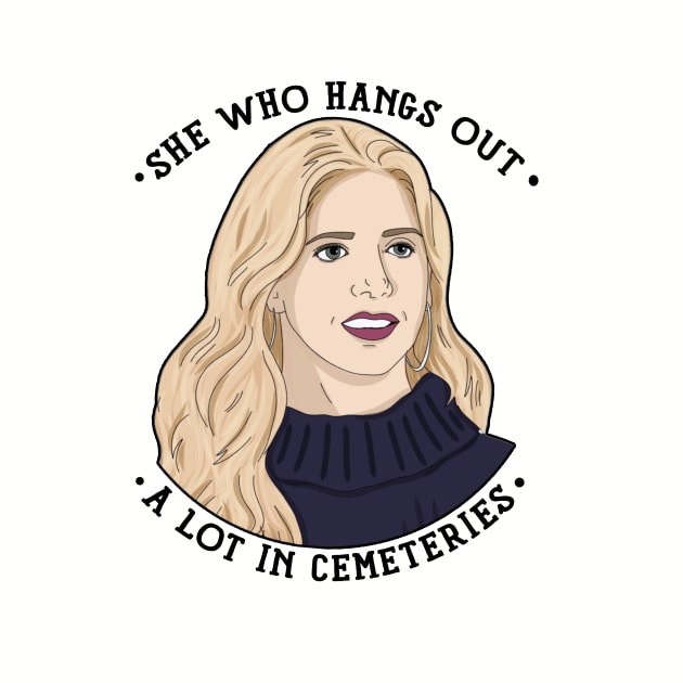 Buffy She Who Hangs Out In Cemeteries BTVS by likeapeach