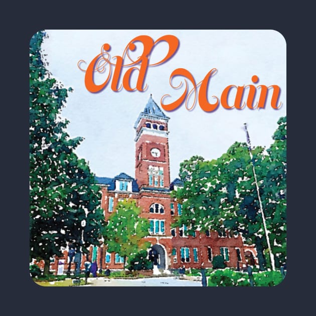 Clemson's Old Main by Parkeit