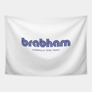 Brabham Formula One 1972 team logo - brabham blue Tapestry