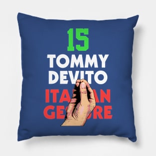 Tommy Devito Italian Gesture Pillow