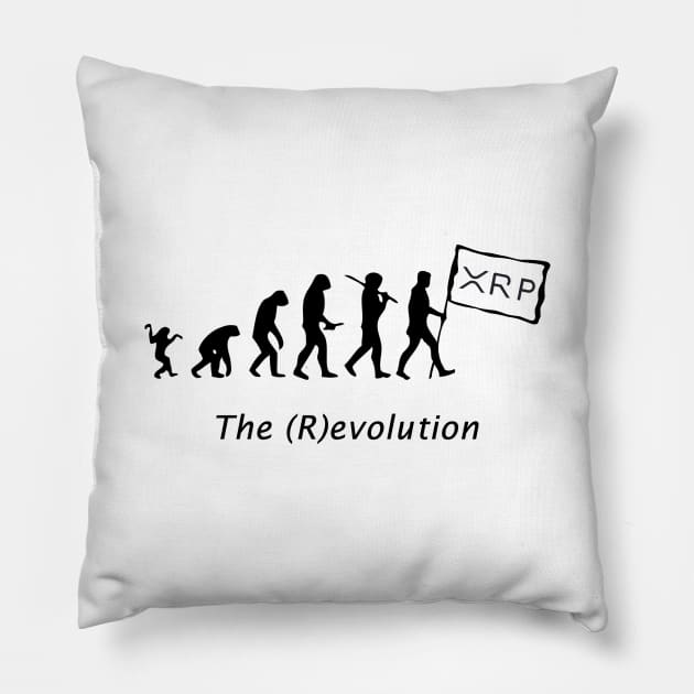 XRP Revolution Crypto Pillow by Cryptolife