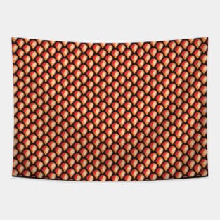 Red Dragon Scales Tapestry