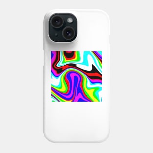 Colorful Abstract Psychedelic Pattern Phone Case