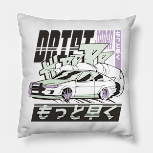 Drifting Japanese Car Pillow