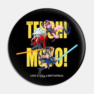 Tenchi Muyo! Kick-Ass style Banner Pin