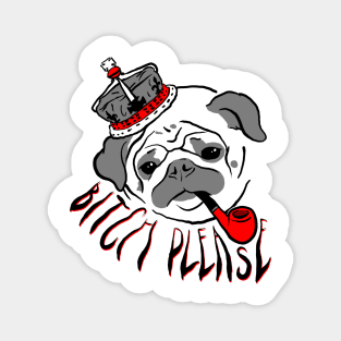 Pug Life - Cool Funny Design For Dog Lovers, Pug Fans, Cute Pug Gift Magnet