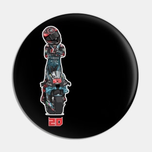 Fabio Quartararo 20 Cartoon Pin