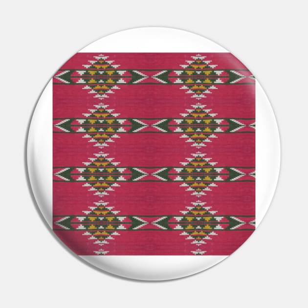 Textured Navajo Pattern Pin by justrachna