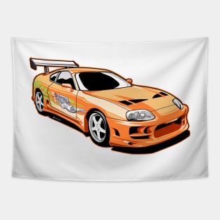 Brian's toyota supra from fast and furious Tapestry