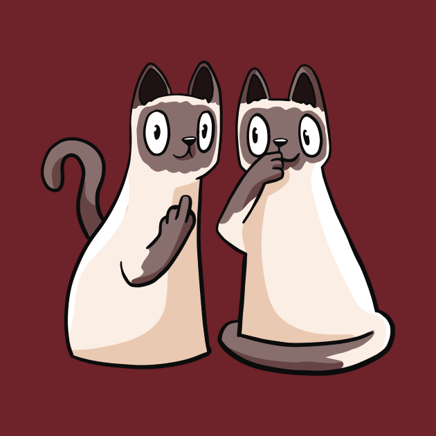 Siamese Cats by Toda Loca