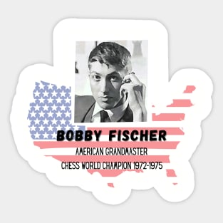 Bobby Fischer Stickers for Sale