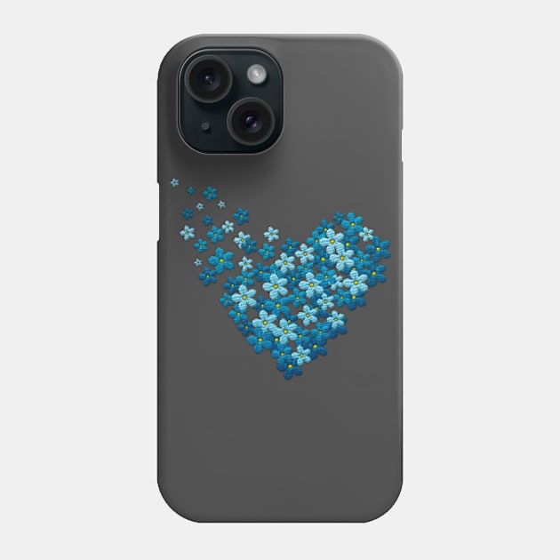 Flower Heart Phone Case by aaallsmiles