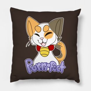 Purrrfect Shirt! Pillow