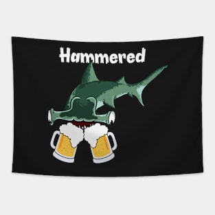 Hammered Hammerhead Shark Tapestry