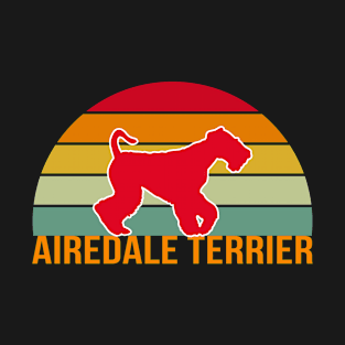 Airedale Terrier Vintage Silhouette T-Shirt